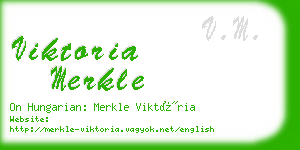 viktoria merkle business card